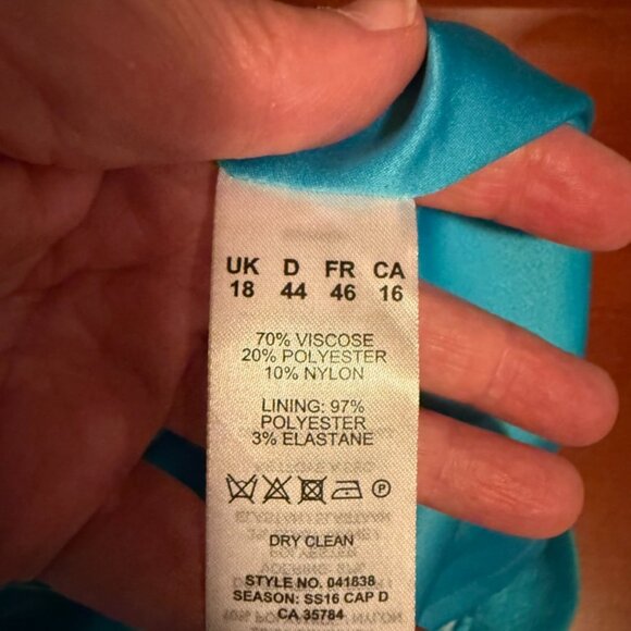 Jacques Vert Blue Dress and Jacket - Picture 8 of 8